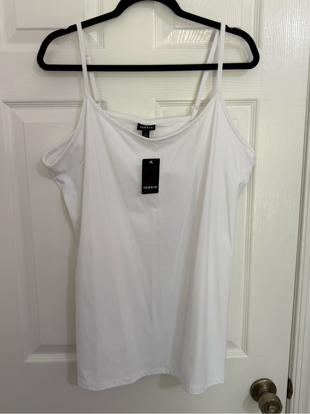 torrid White Stretch Camisole Tank